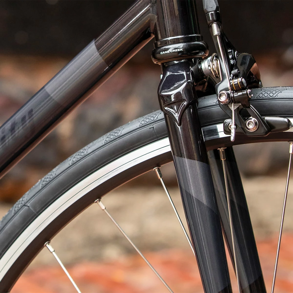 All-city Roue Complète Big Block - Noir/Gris 4 All-city Roue Complète Big Block - Noir/Gris – Image 4