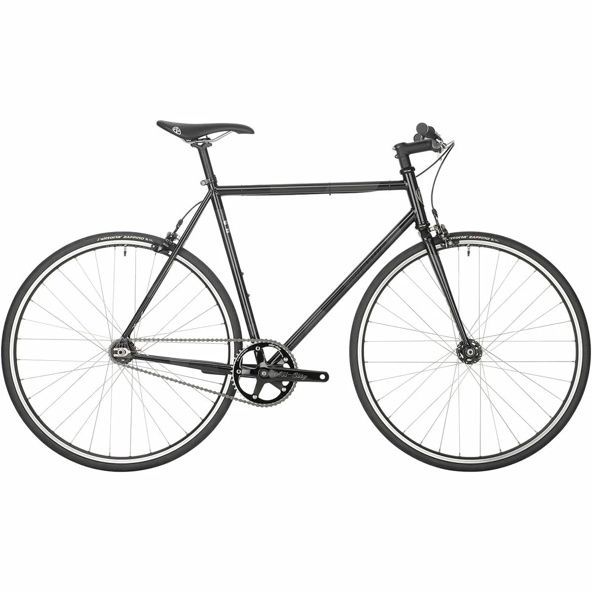 All-city Roue Complète Big Block - Noir/Gris 1 All-city Roue Complète Big Block - Noir/Gris