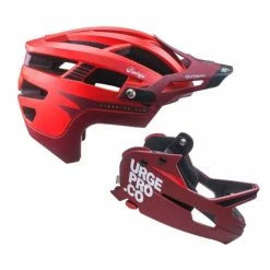 Casque Urge Gringo De La Pampa - Rouge -Vélos Soldes Boutique casque urge gringo de la pampa rouge 1