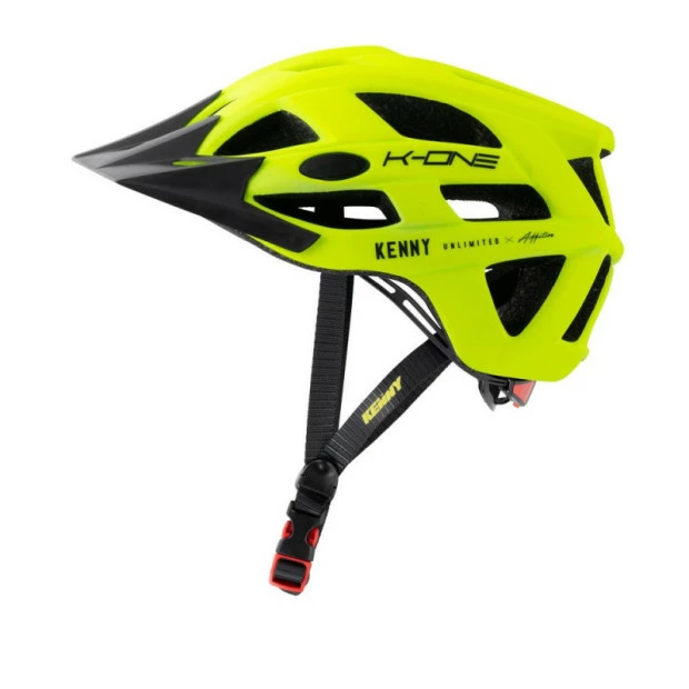Casque VTT Kenny K-One Jaune Fluo 2 Casque VTT Kenny K-One Jaune Fluo – Image 2