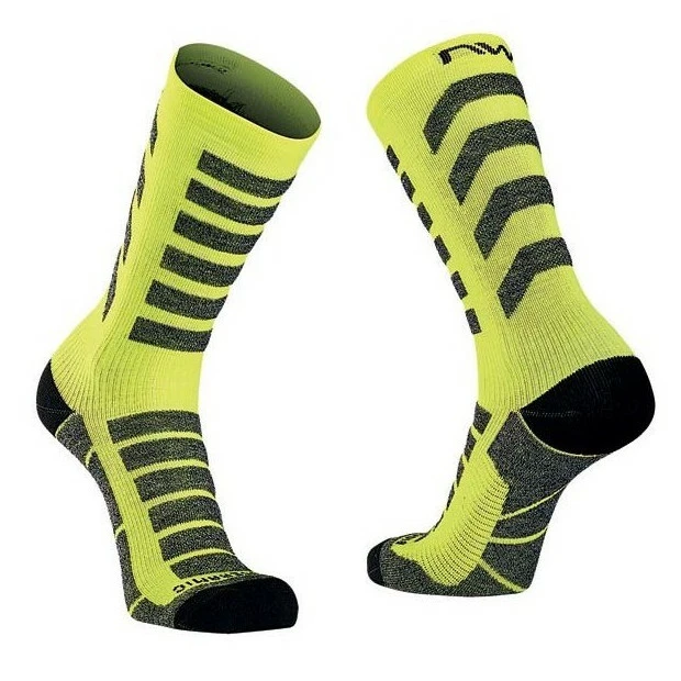 Chaussettes Hiver Northwave Husky Ceramic Jaune 1 Chaussettes Hiver Northwave Husky Ceramic Jaune