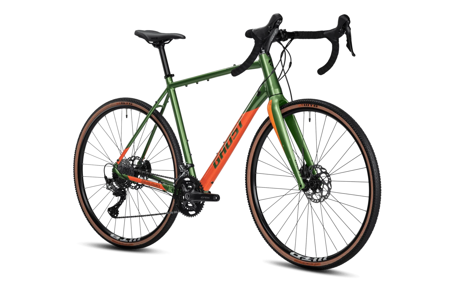 Ghost Road Rage Essential AL - Kaki Métallique/monarch Orange - Glossy 2 Ghost Road Rage Essential AL - Kaki Métallique/monarch Orange - Glossy – Image 2