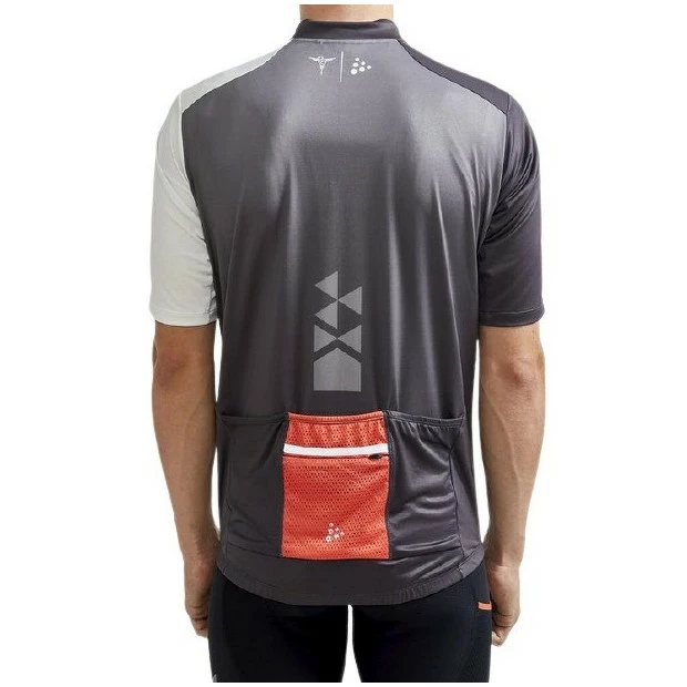 Maillot Homme VTT Craft Advanced HMC - Gris / Blanc 3 Maillot Homme VTT Craft Advanced HMC - Gris / Blanc – Image 3