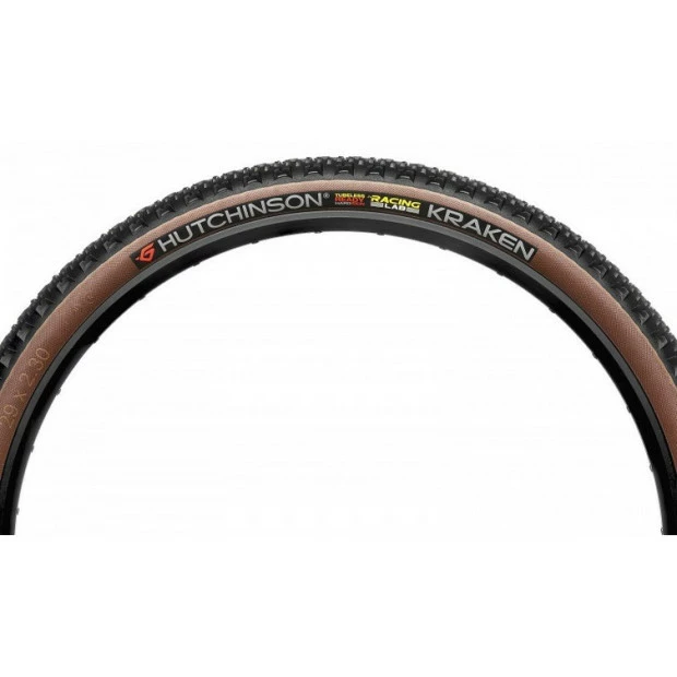 Pneu VTT Hutchinson Kraken Racing Lab Hardskin Tubeless Ready 29x2,3" (55-622) - Noir/Marron 3 Pneu VTT Hutchinson Kraken Racing Lab Hardskin Tubeless Ready 29x2,3" (55-622) - Noir/Marron – Image 3