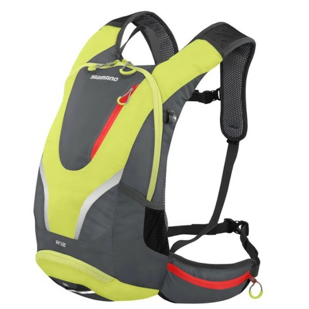 Sac à Dos VTT Shimano Rokko - Vol. 12 L - Jaune Lime 1 Sac à Dos VTT Shimano Rokko - Vol. 12 L - Jaune Lime