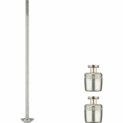 Set De Blocage De Roues Abus Nutfix M5 Argent - 135 Mm