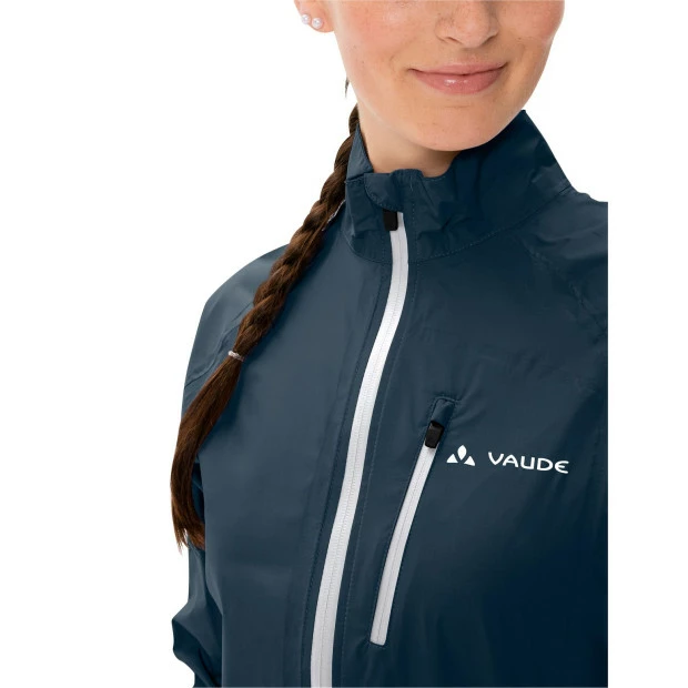 Veste Pluie Vaude Women's Drop Jacket III 04964 - Mer Sombre 3 Veste Pluie Vaude Women's Drop Jacket III 04964 - Mer Sombre – Image 3